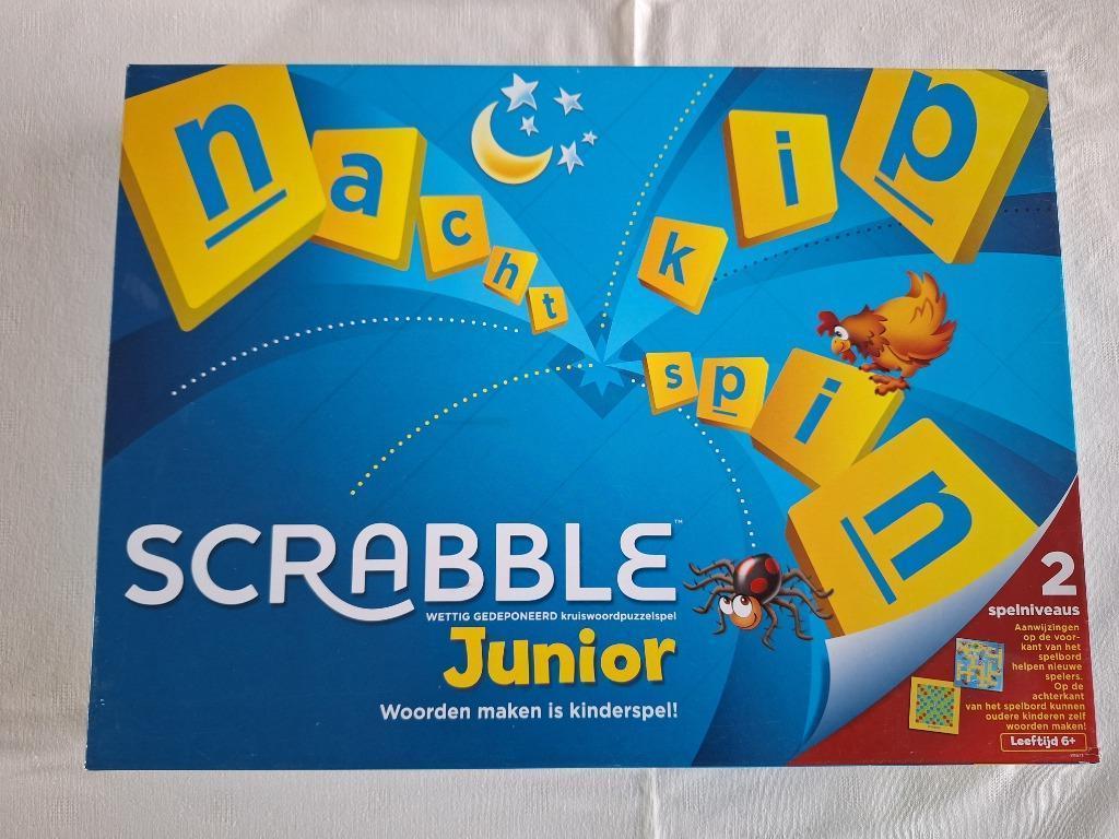 Scrabble junior (nieuw), Een of twee spelers, Ophalen, Nieuw, Mattel