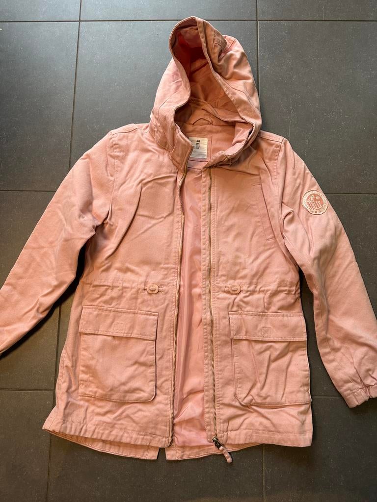 Jas dames H&M maat 164 (14 jaar), H&M, Ophalen of Verzenden, Zo goed als nieuw, Roze