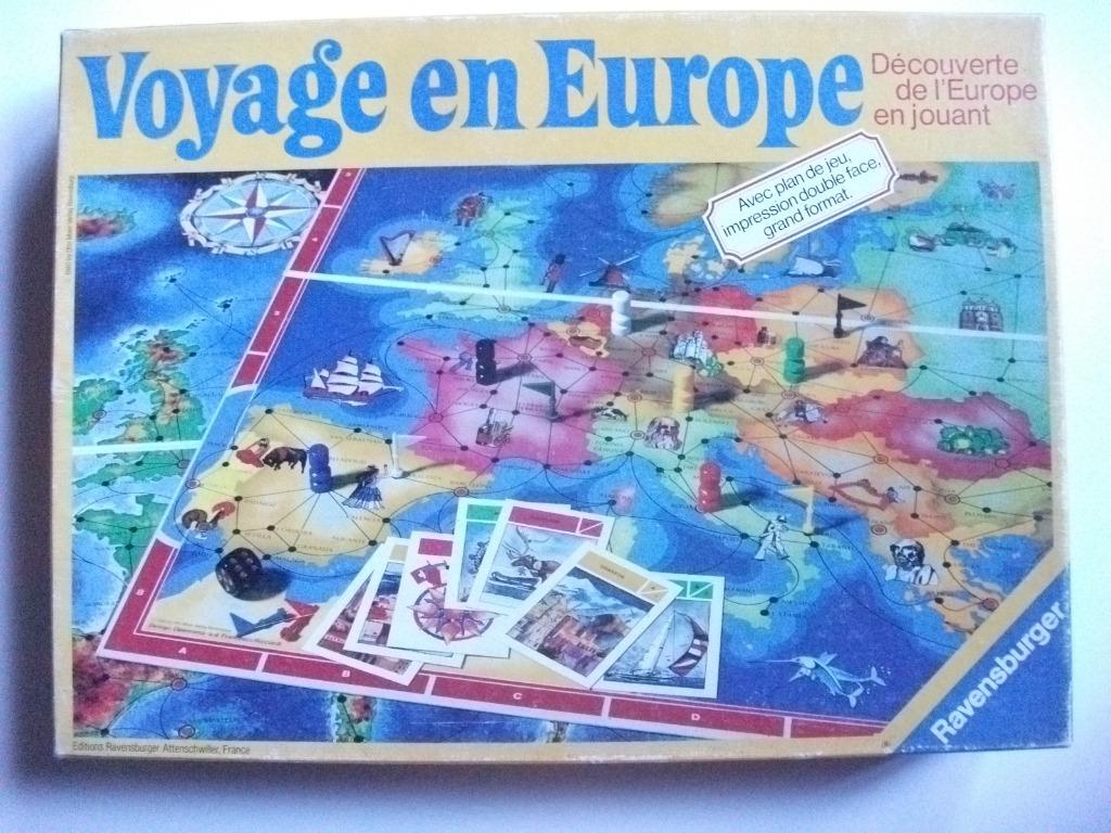 Ravensburger gezelschapsspel Voyage en Europe, Ophalen of Verzenden, Gebruikt, Reisspel