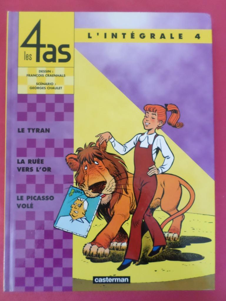 Les 4 as l'intégrale 4 3 aventures EO 2001 Craenhals Chaulet, Livres, BD, Plusieurs BD, Enlèvement ou Envoi, CRAENHALS CHAULET