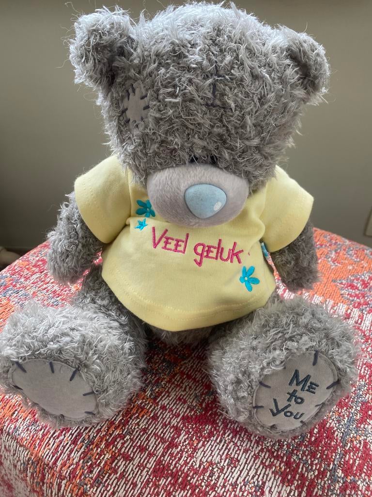 Me to You beer ‘ Veel Geluk ‘, Ophalen of Verzenden, Zo goed als nieuw, Stoffen beer, Me To You