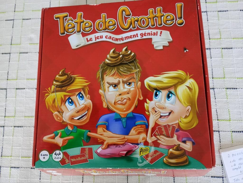 Jeu de société " tête de crotte " à partir de 6 ans, Ophalen