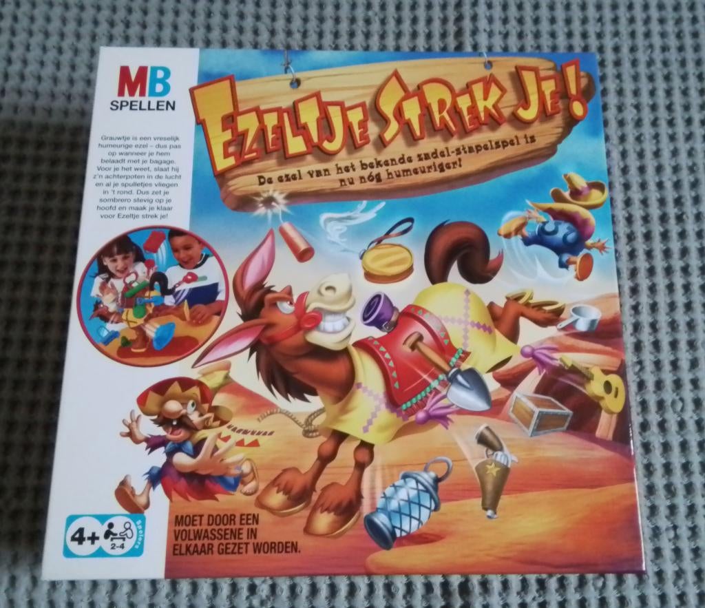 Gezelschapsspel Ezeltje strek je Hasbro, Ophalen of Verzenden, Gebruikt