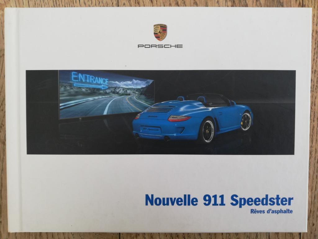 PORSCHE 911 SPEEDSTER 2010 BROCHURE CARTONNEE 44 PAGES EN Fr, Enlèvement ou Envoi, Comme neuf, Porsche