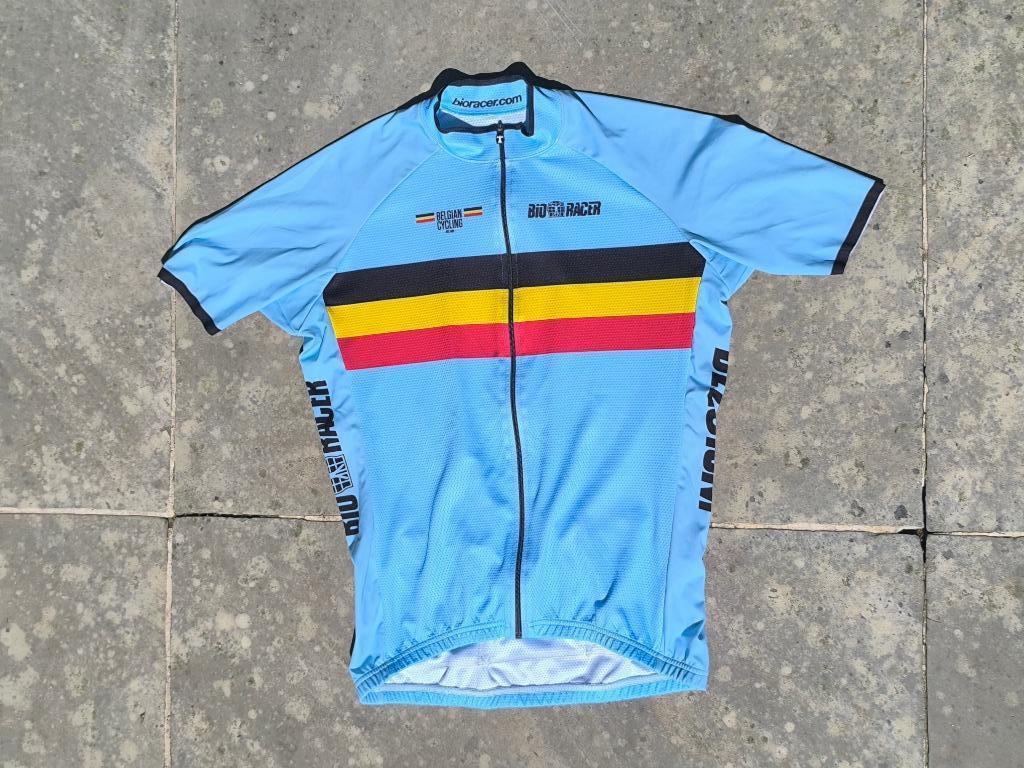 Bio Racer jersey/fietsshirt Official Belgian Cycling maat XL, Ophalen of Verzenden, Gebruikt, Kleding