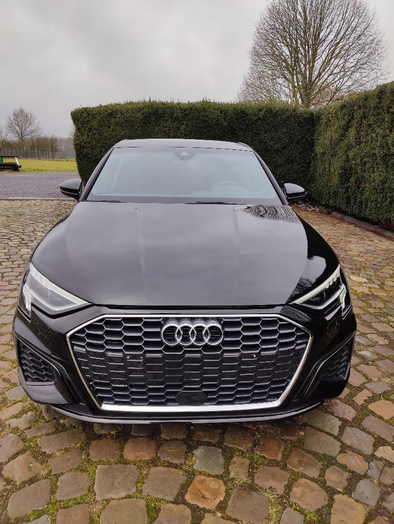 Audi A3 35 TFSI S line S tronic, Auto's, Stof, 1498 cc, Zwart, Bedrijf