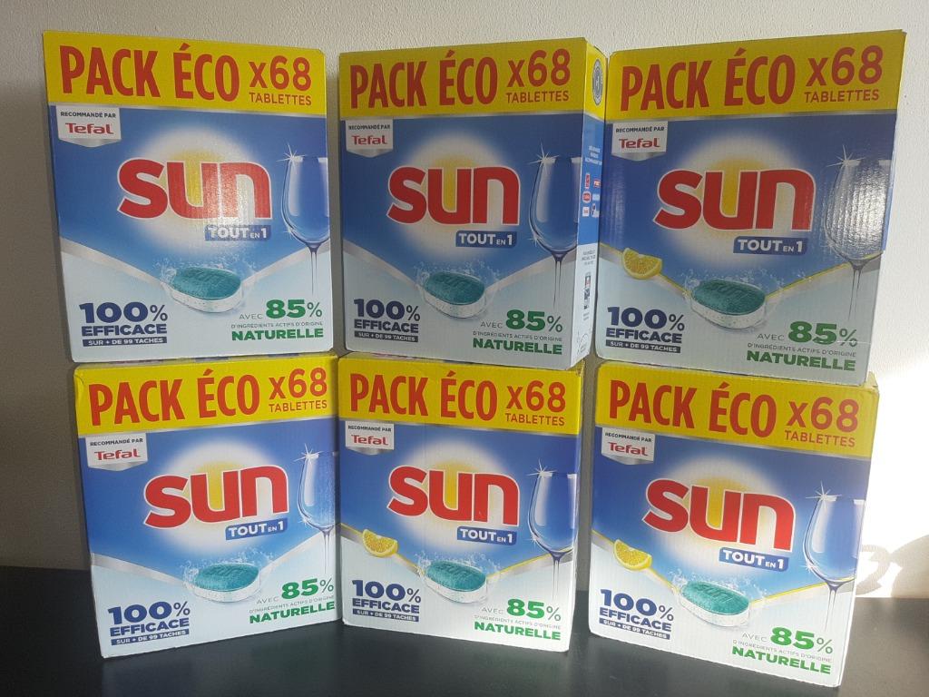 Sun tout-en-un tablettes lave-vaisselle 68 doses, Enlèvement ou Envoi, Produit de nettoyage