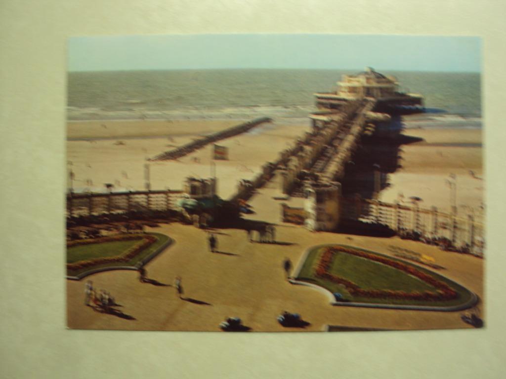 54321 - BLANKENBERGE - PIER - ZIE 2 FOTO'S, Verzamelen, Verzenden