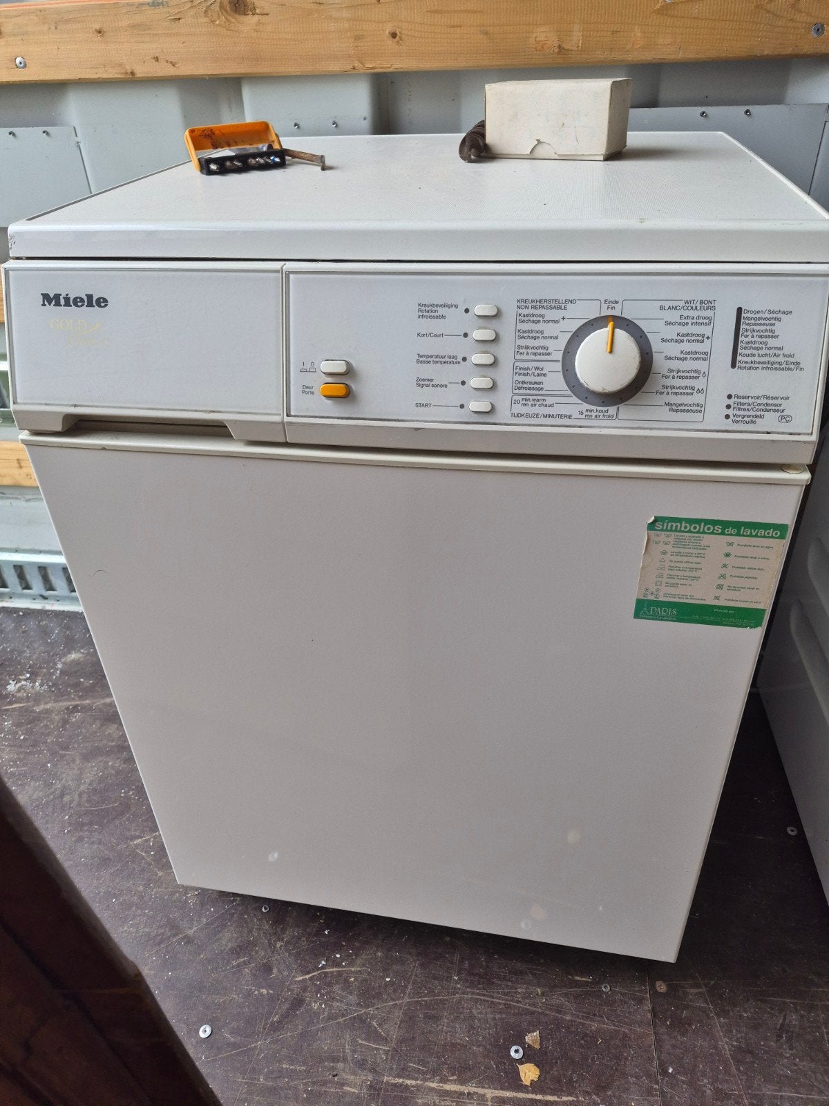 Miele Gold 2000C droger, Elektronische apparatuur, Ophalen, Condens