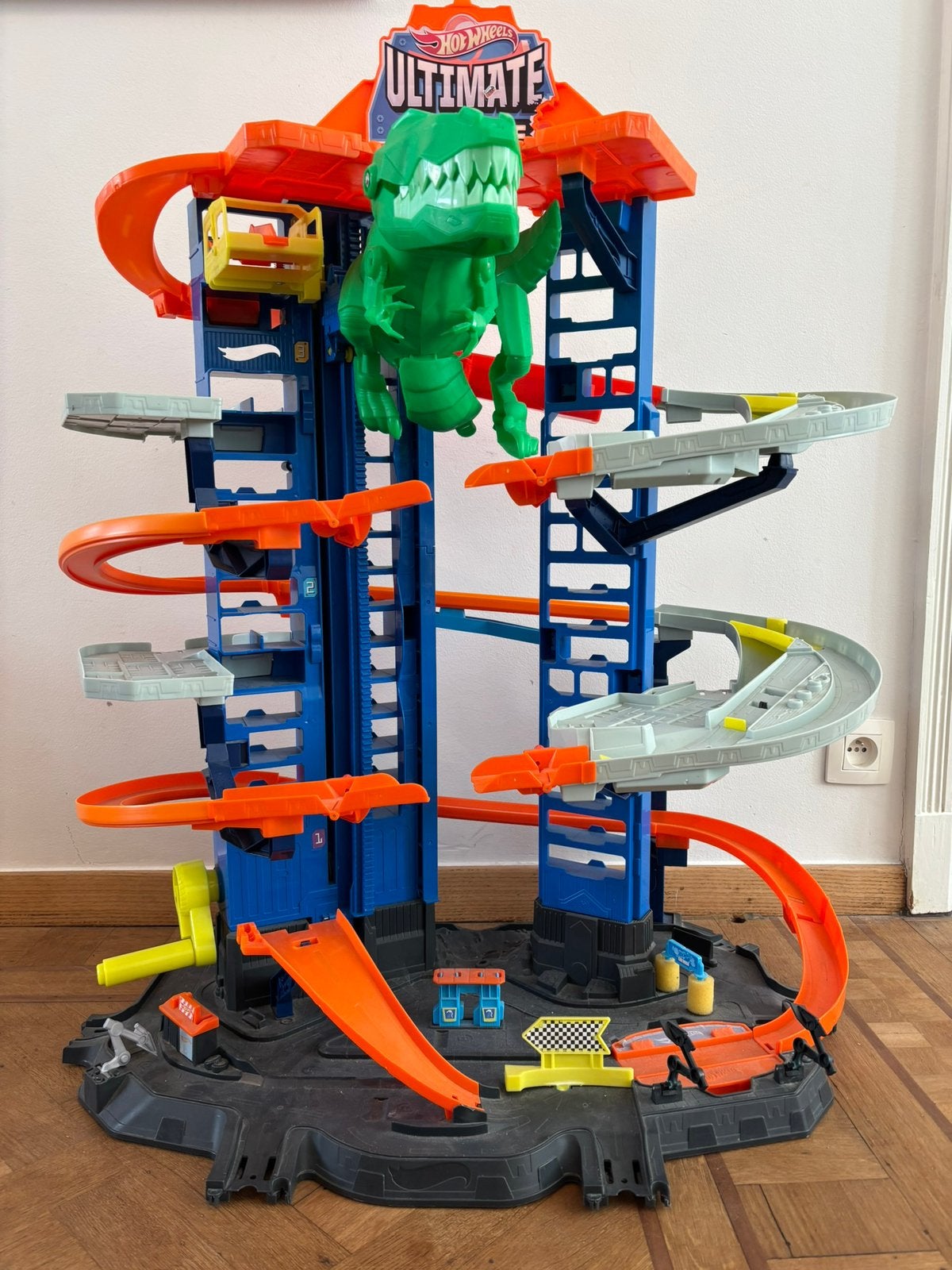 Hot Wheels Ultieme garage, Kinderen en Baby's, Speelgoed | Racebanen, Ophalen, Hot Wheels, Handmatig, Racebaan
