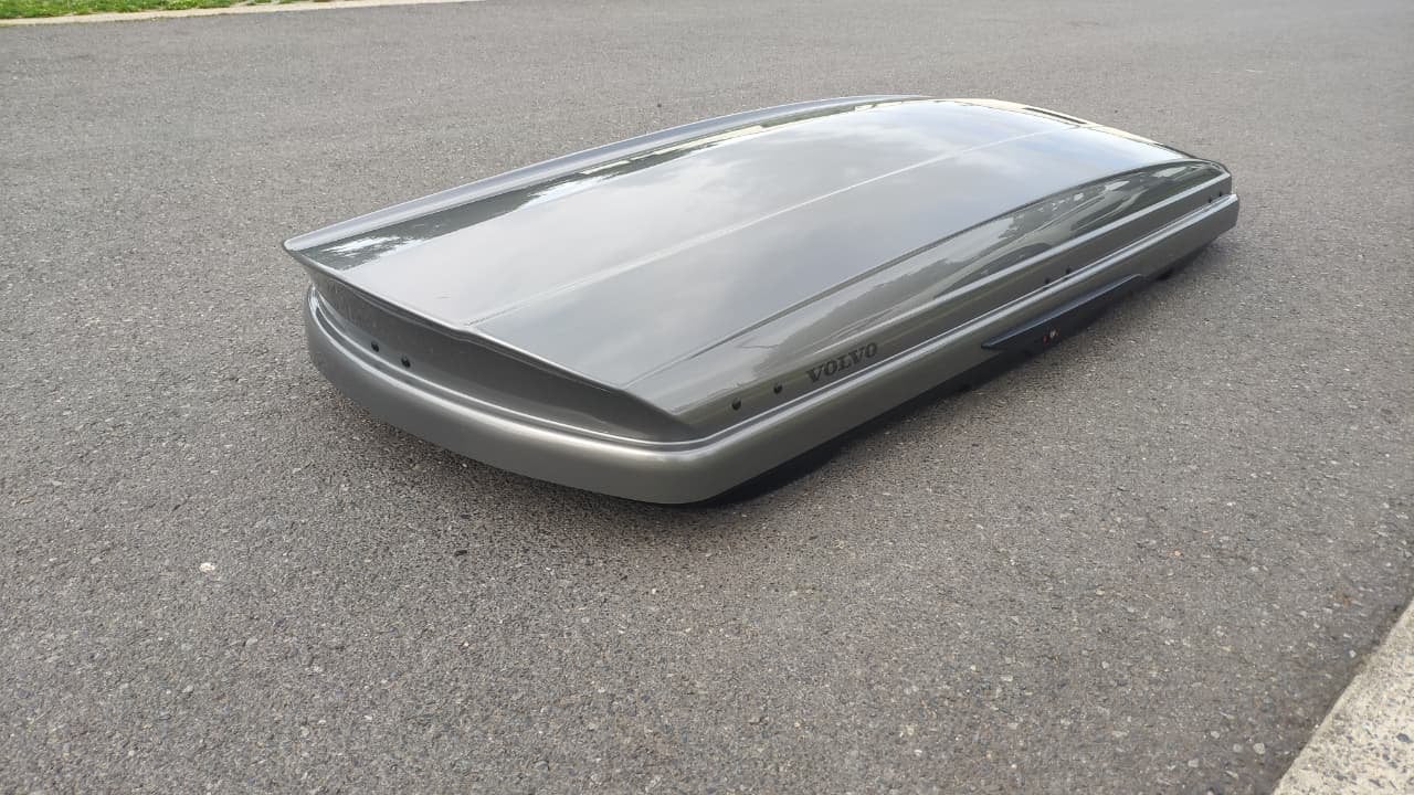 Coffre de toit Volvo Thule Dynamic 800 Titan brillant, Enlèvement, Utilisé