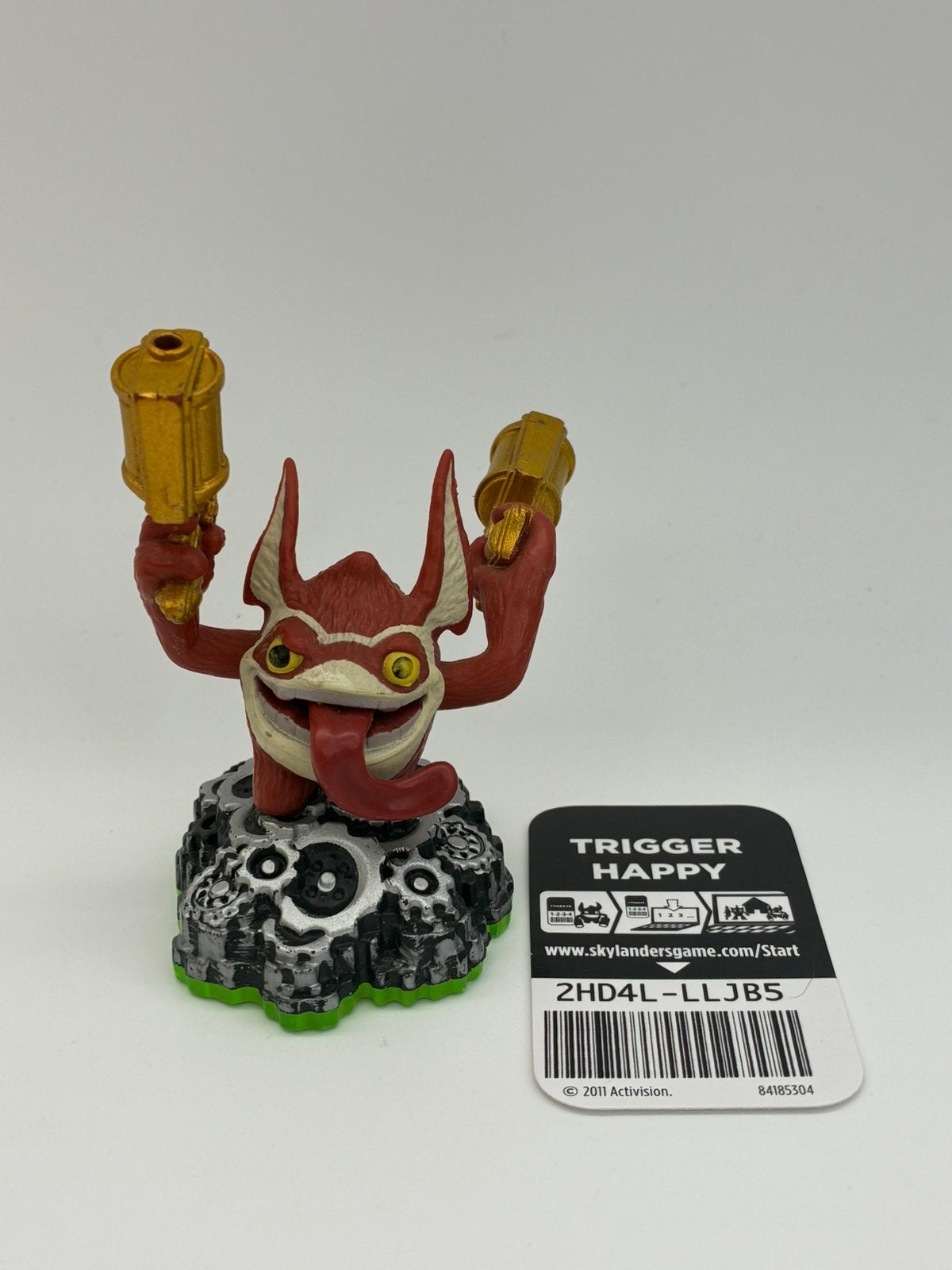 Skylanders Spyro's Adventure Trigger Happy avec carte à code, Envoi, Comme neuf