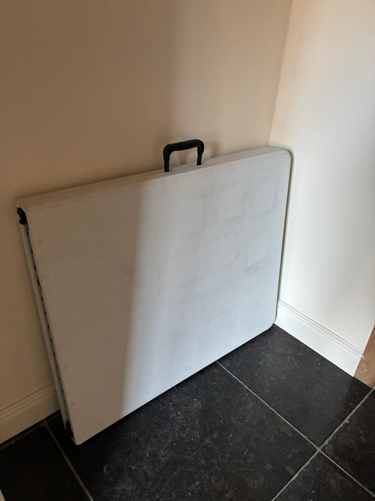 Klaptafel, Ophalen, Gebruikt, Staal, Inklapbaar