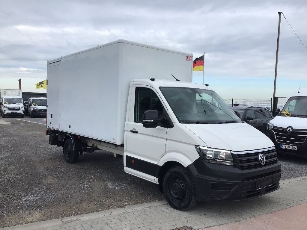 volkswagen crafter aluvan/laadlift 2023 64000km 25950e ex, Auto's, Voorwielaandrijving, Stof, 4 cilinders, Elektrische ramen