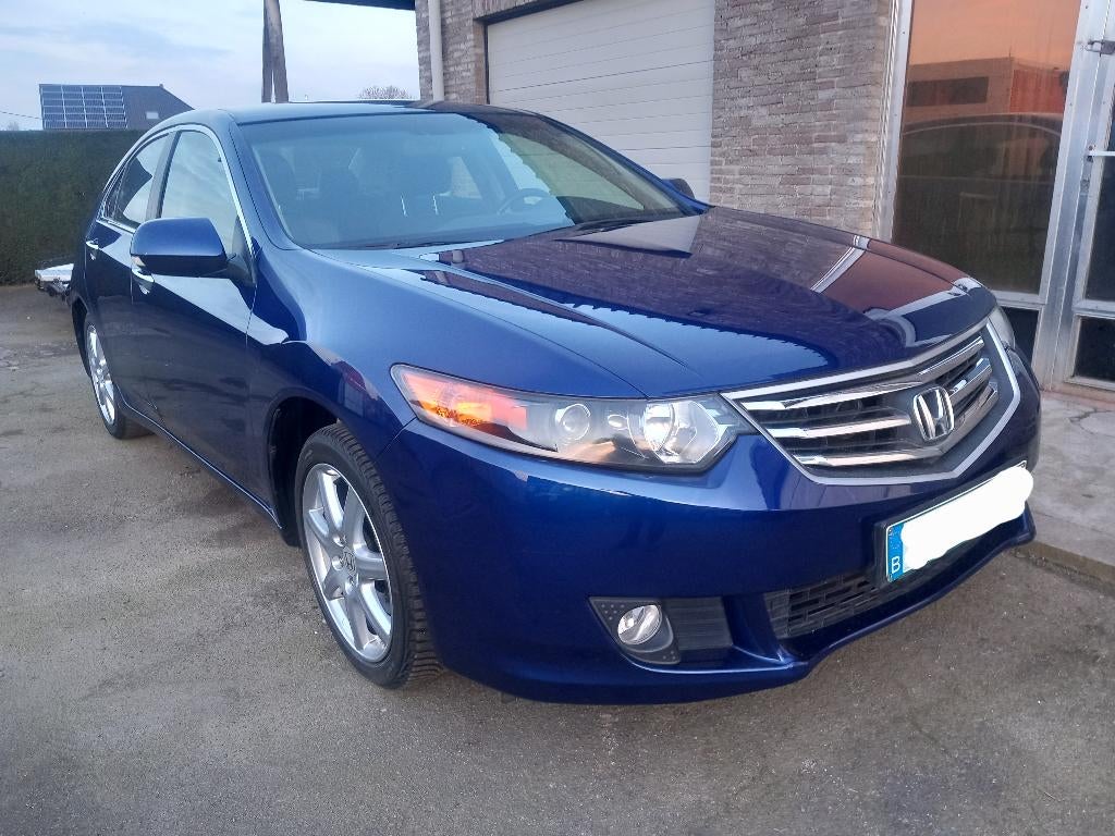 1st eigenaar & 12m garantie! Honda Accord 2.0i-vtec, Auto's, Honda, Voorwielaandrijving, Zwart, 4 cilinders, Blauw