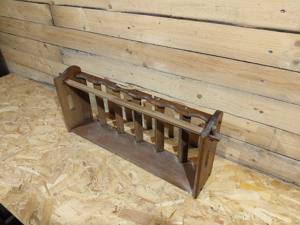 Porte bouteilles – 6 – Bois – LEGER., Antiek en Kunst, Antiek | Schalen, Ophalen