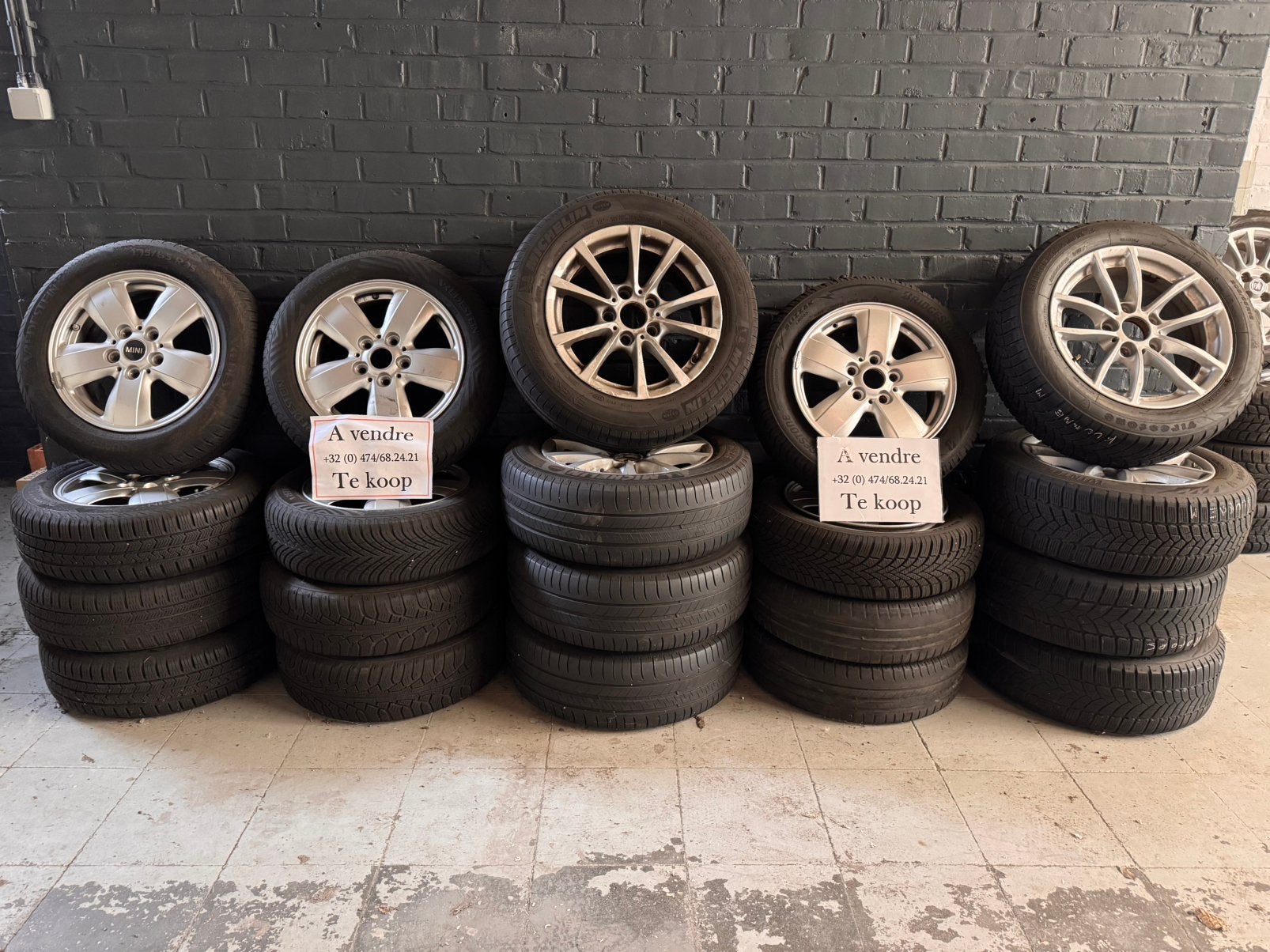 Roues BMW / Mini, Pneus et Jantes, 4 Saisons, Véhicule de tourisme, Enlèvement