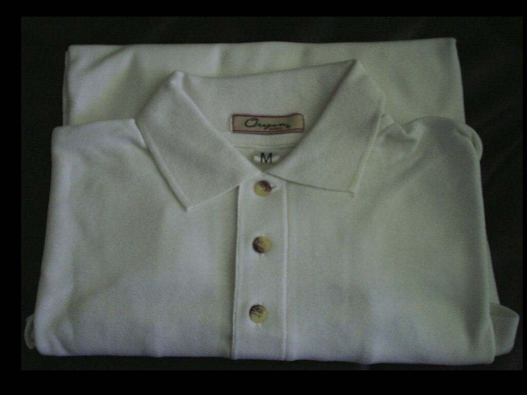 OREGON BAMBOO poloshirt in gebroken wit - M - nieuw., Maat 48/50 (M), Wit, Nieuw, Ophalen of Verzenden