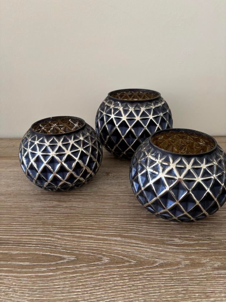 Windlichten 3 stuks ( nieuw), Enlèvement ou Envoi, Neuf