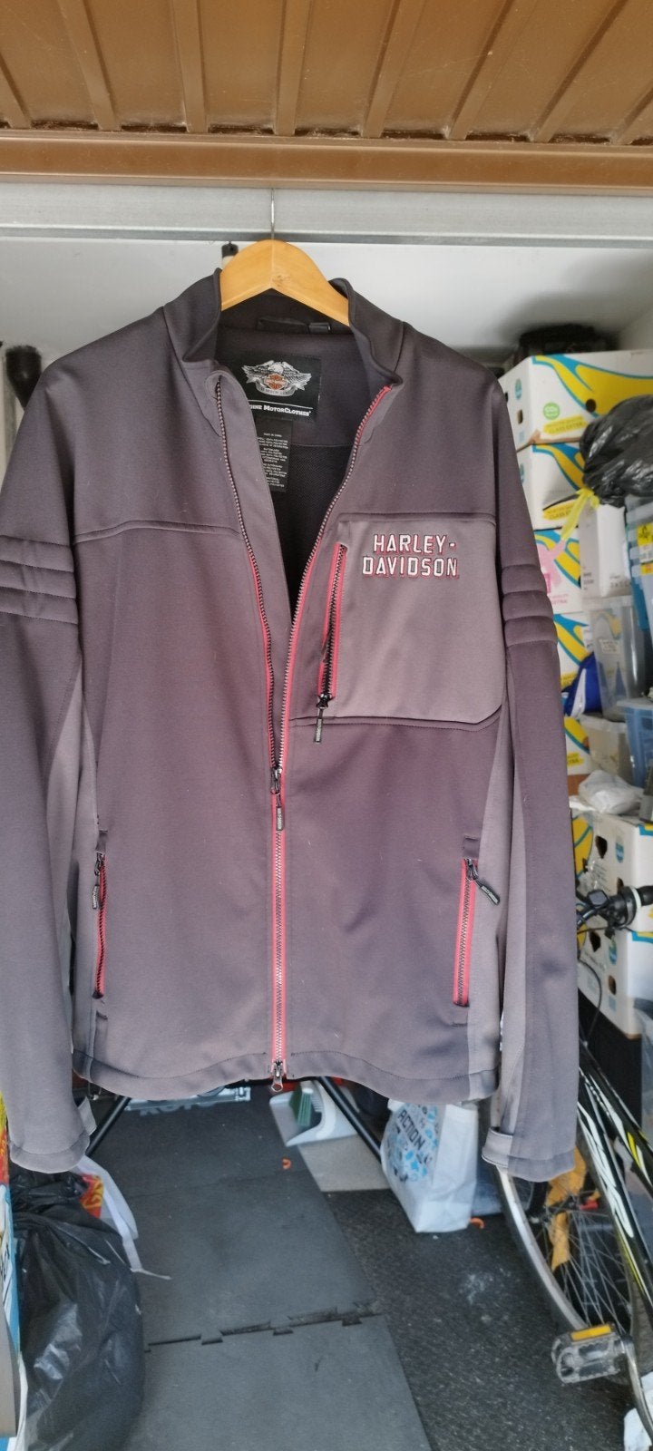 Harley Davidson jacket, Motoren, Ophalen, Tweedehands
