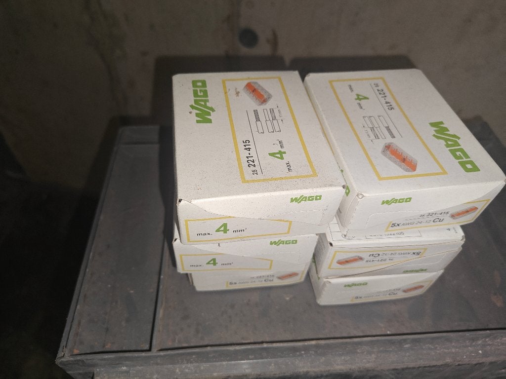 Wago klemmen  5 polig, Doe-het-zelf en Bouw, Elektriciteit en Kabels, Ophalen