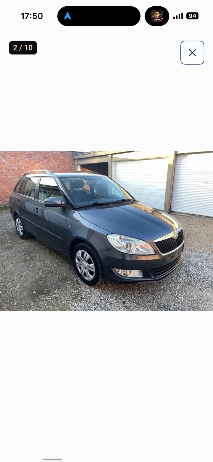Skoda Fabia break TDI 130.000 km, Auto's, Skoda, Voorwielaandrijving, Blauw, Particulier, Te koop