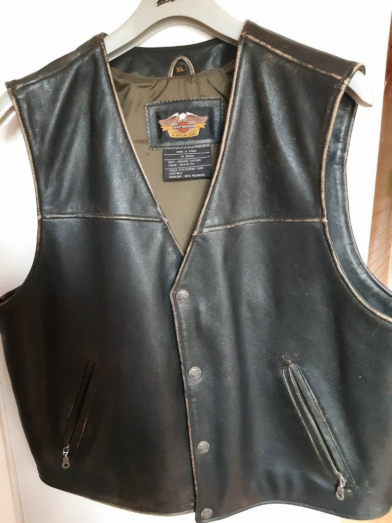 motorkledij, Motoren, Ophalen, Heren, Jas | leer, Harley davidson