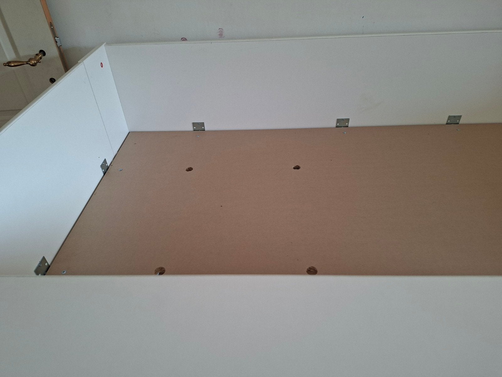 lit mi hauteur blanc, Enlèvement, Comme neuf, Lit mi-hauteur mezzanine