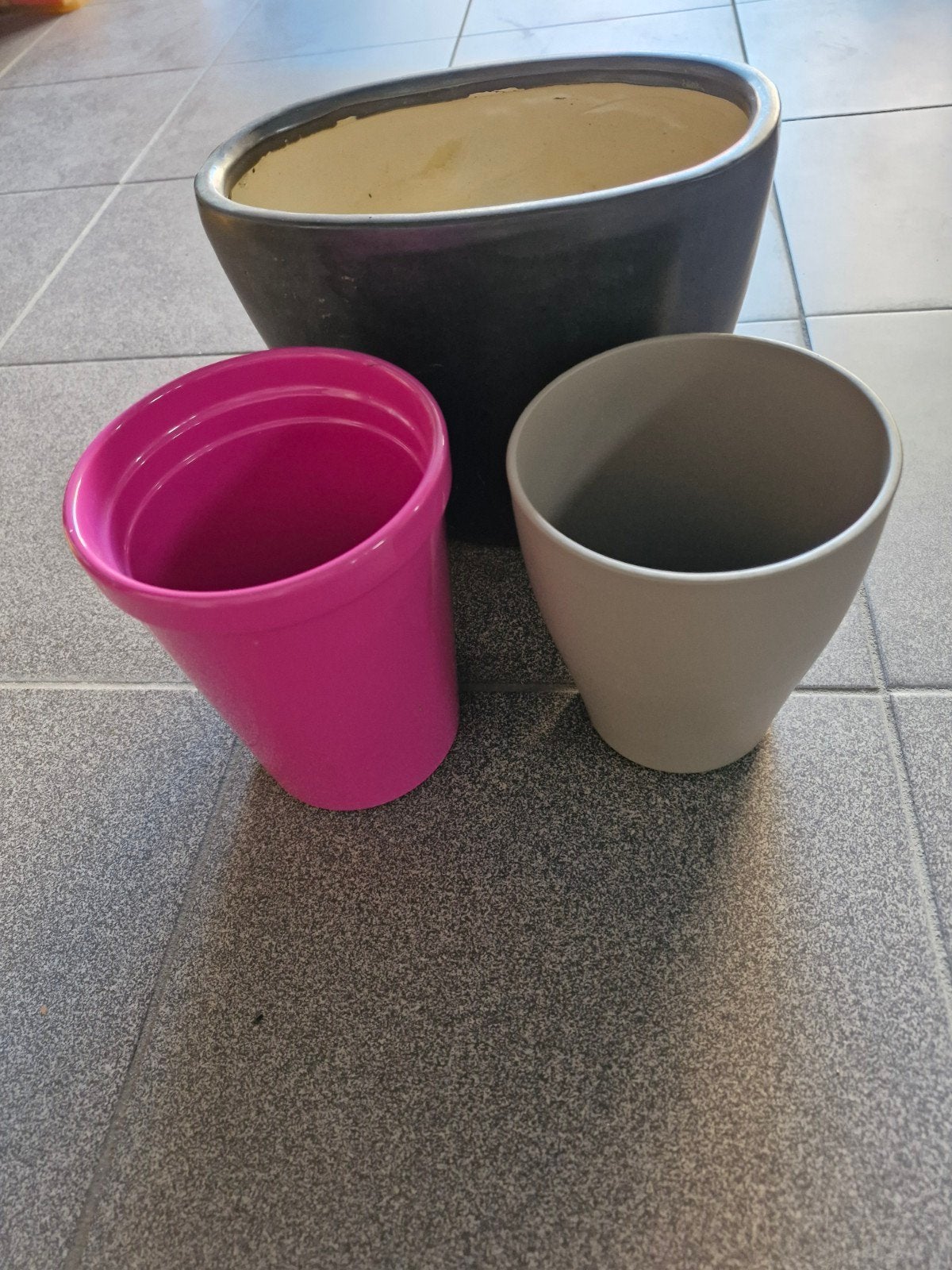 3x bloempotjes, Enlèvement ou Envoi