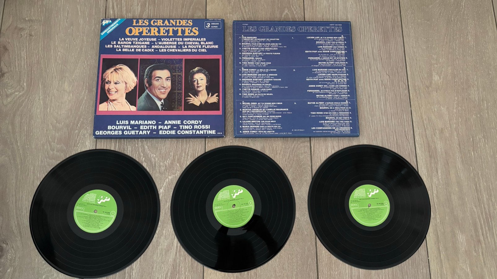 Les grandes opérettes (3 pièces/3 disques), Enlèvement, Utilisé, Chanson
