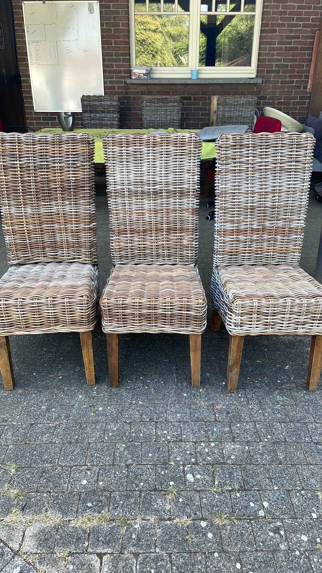 Rieten stoelen, Ophalen, Zo goed als nieuw