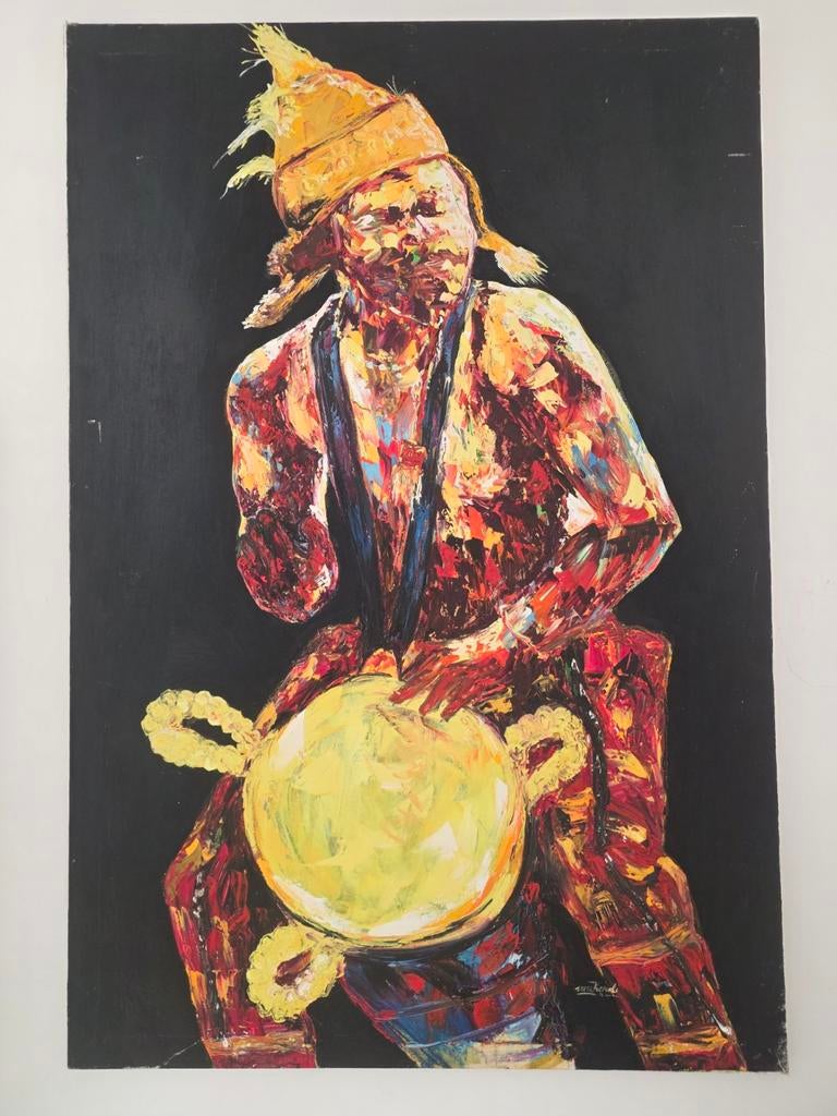 Congolees Artiest - Mukendi Ntadianga Aristote, Antiek en Kunst, Ophalen