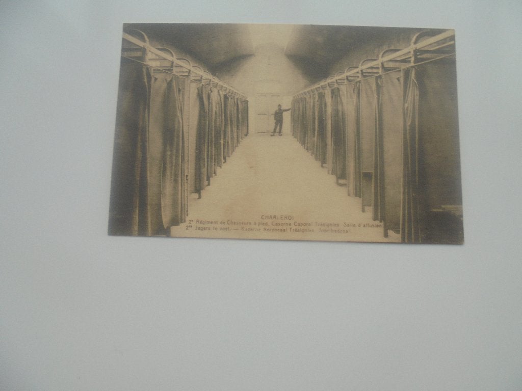 charleroi - caserne korperaal trésignies salle à alfusien, Envoi, 1920 à 1940, Non affranchie, Hainaut