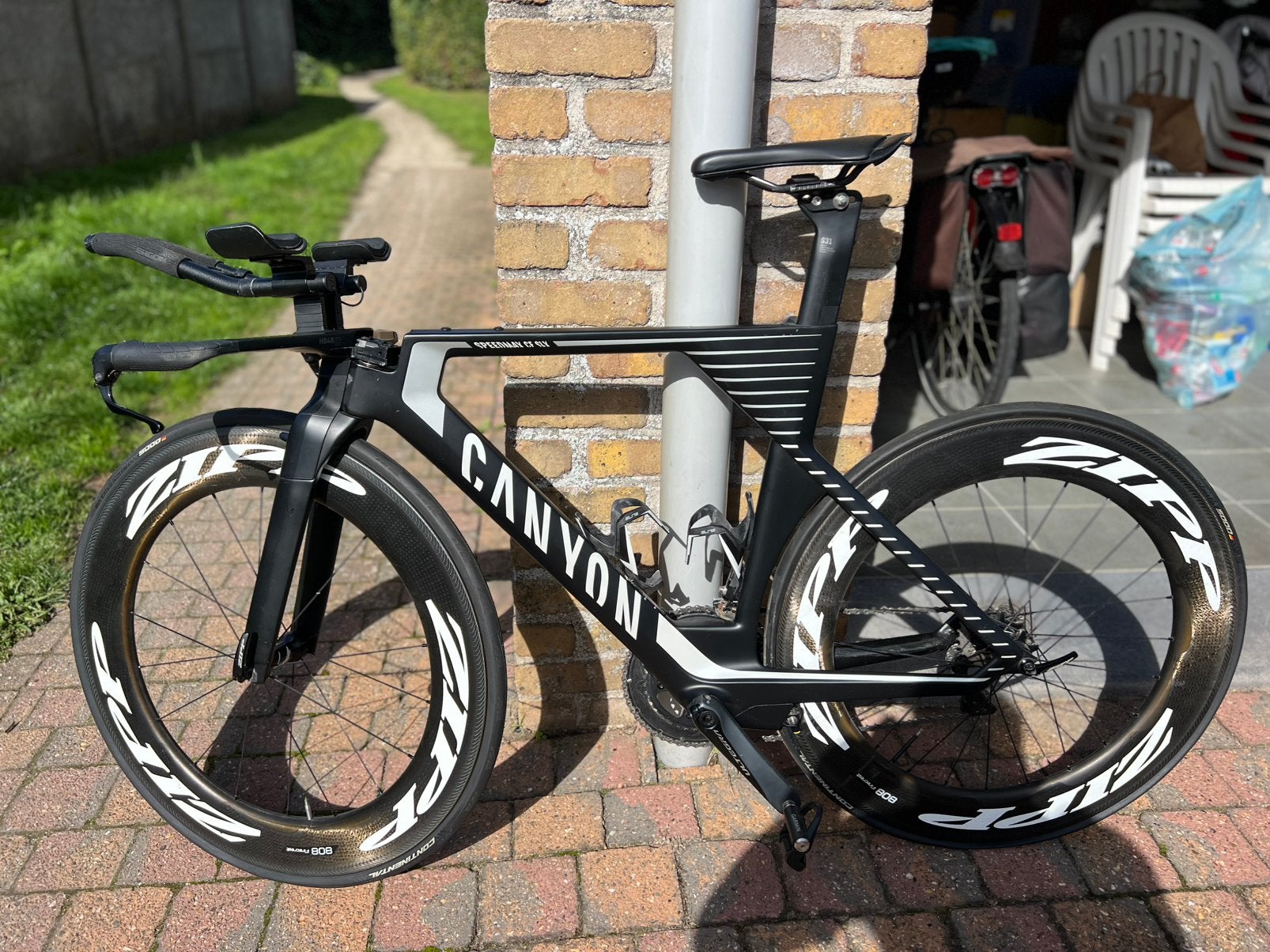 Canyon speedmax CF SLX 9 2021, Fietsen en Brommers, Gebruikt, Velgrem, Meer dan 20 versnellingen, Ophalen