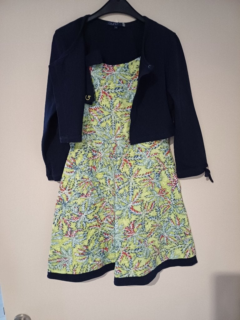 Zomerkleedje +Bolero Gymp, Ophalen, Zo goed als nieuw, Maat 140