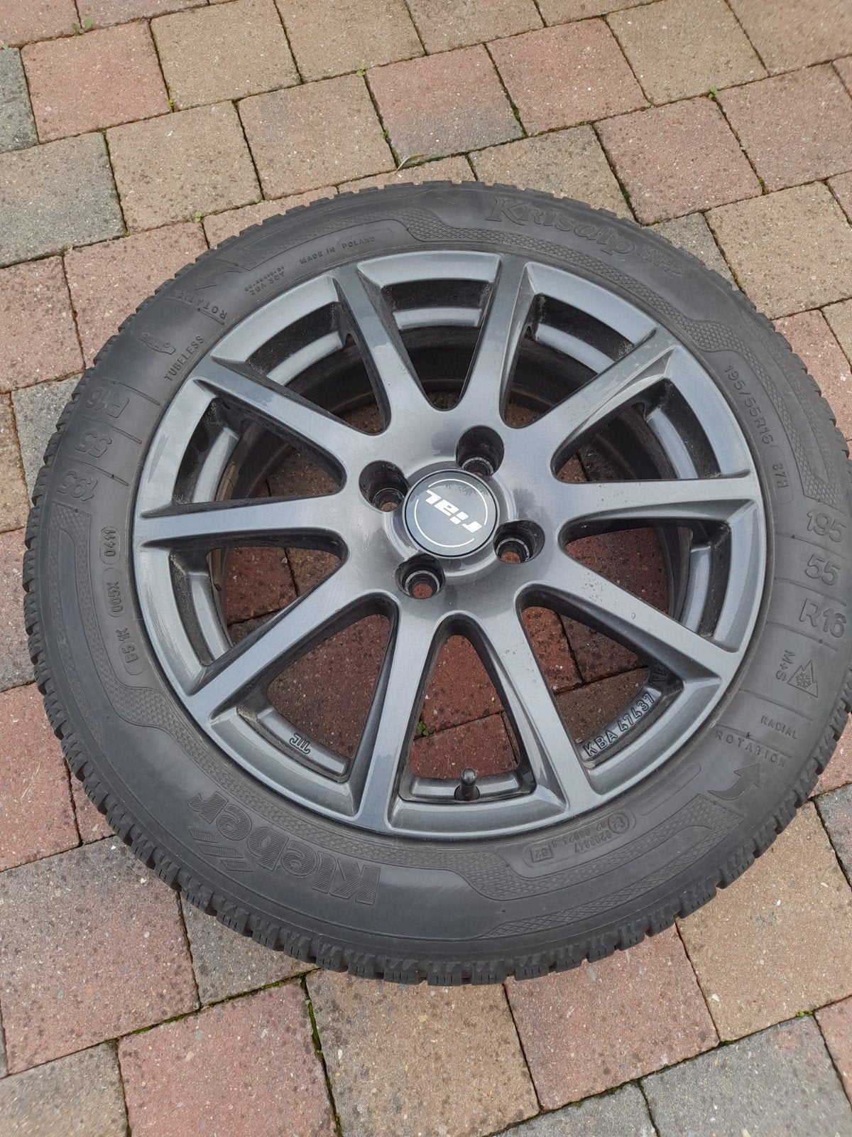 Winterbanden met alu velgen, Auto-onderdelen, Ophalen, Gebruikt, 16 inch, Banden en Velgen