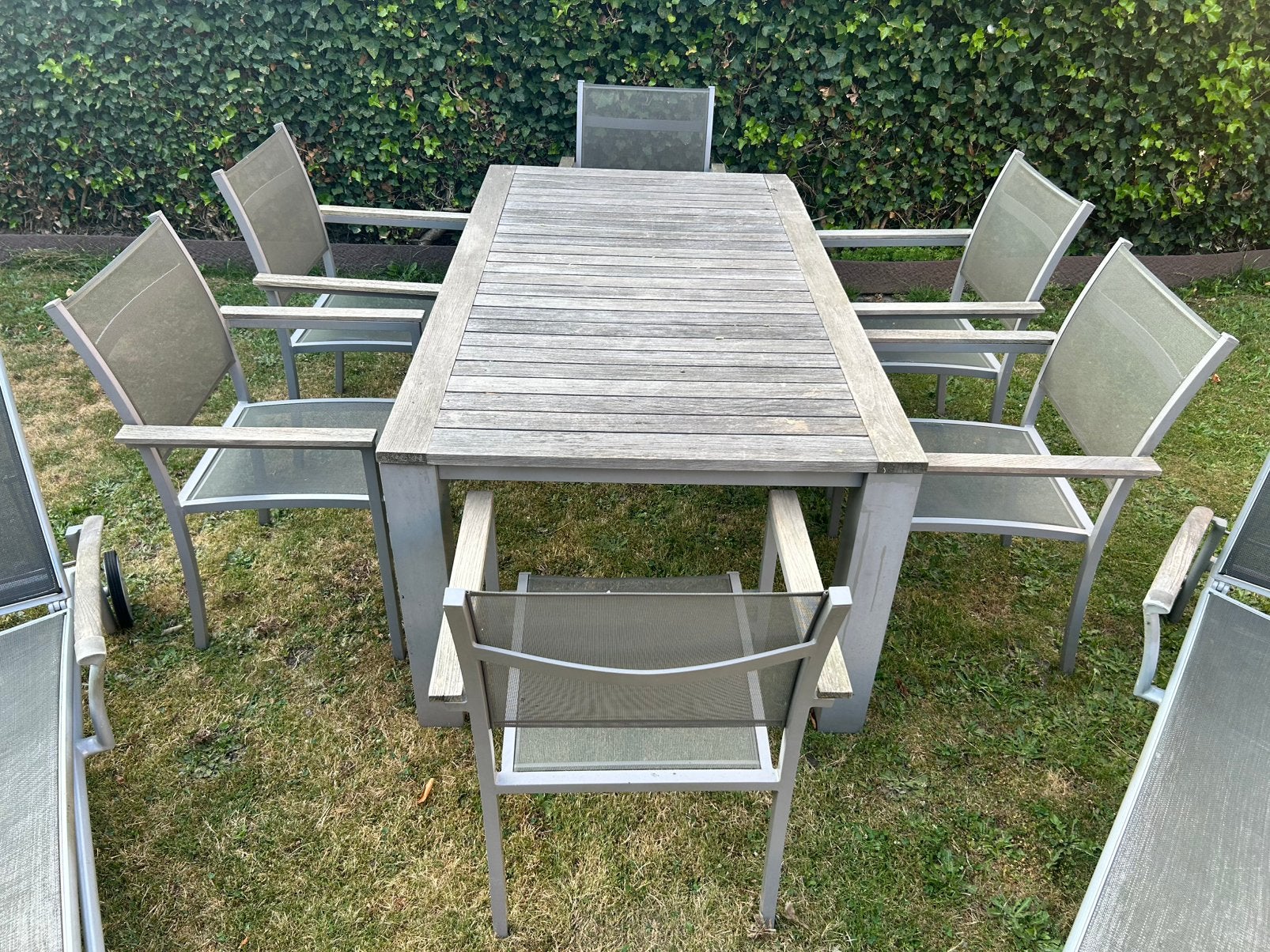 Set van tuinmeubelen / Meubles de jardin, Jardin & Terrasse, Chaise, Salons de jardin, Enlèvement, Utilisé
