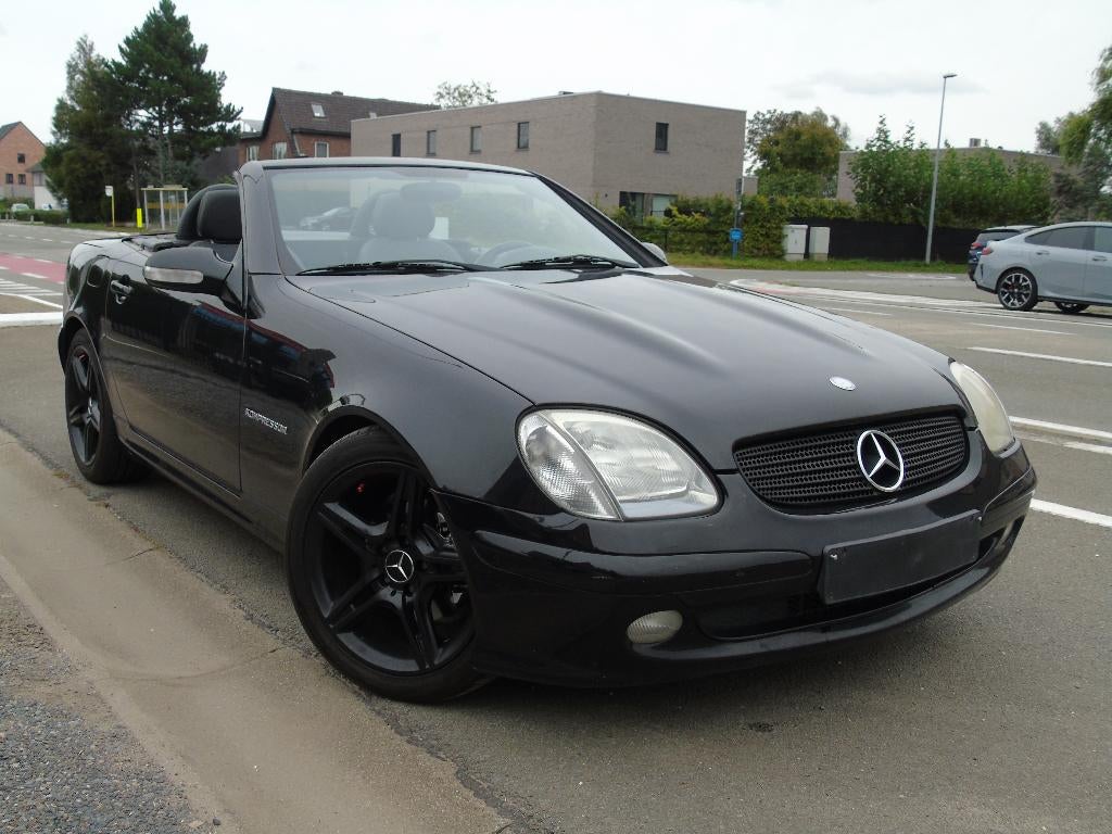 Mercedes SLK 200 Kompressor Cabrio *2002 *AIRCO*AUTOMAAT, Auto's, Automaat, 1998 cc, Beige, Cabriolet