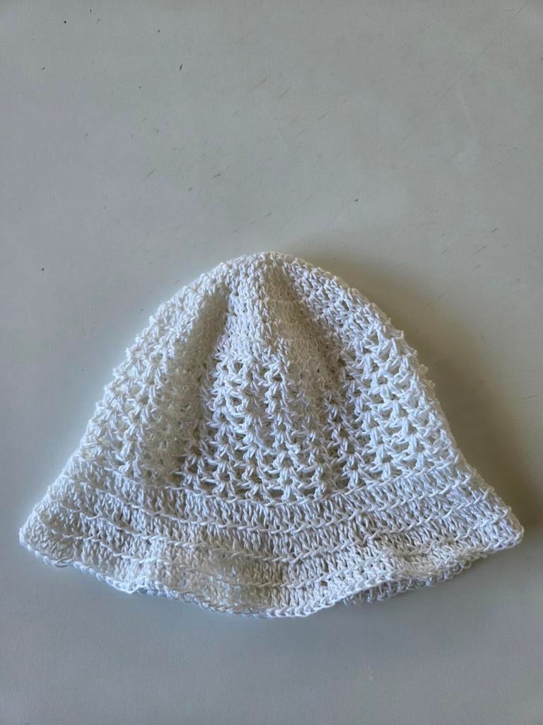 Bonnet d'été blanc au crochet 1-2 ans, Enfants & Bébés, Vêtements de bébé | Bonnets, Écharpes & Moufles, Enlèvement ou Envoi, Neuf