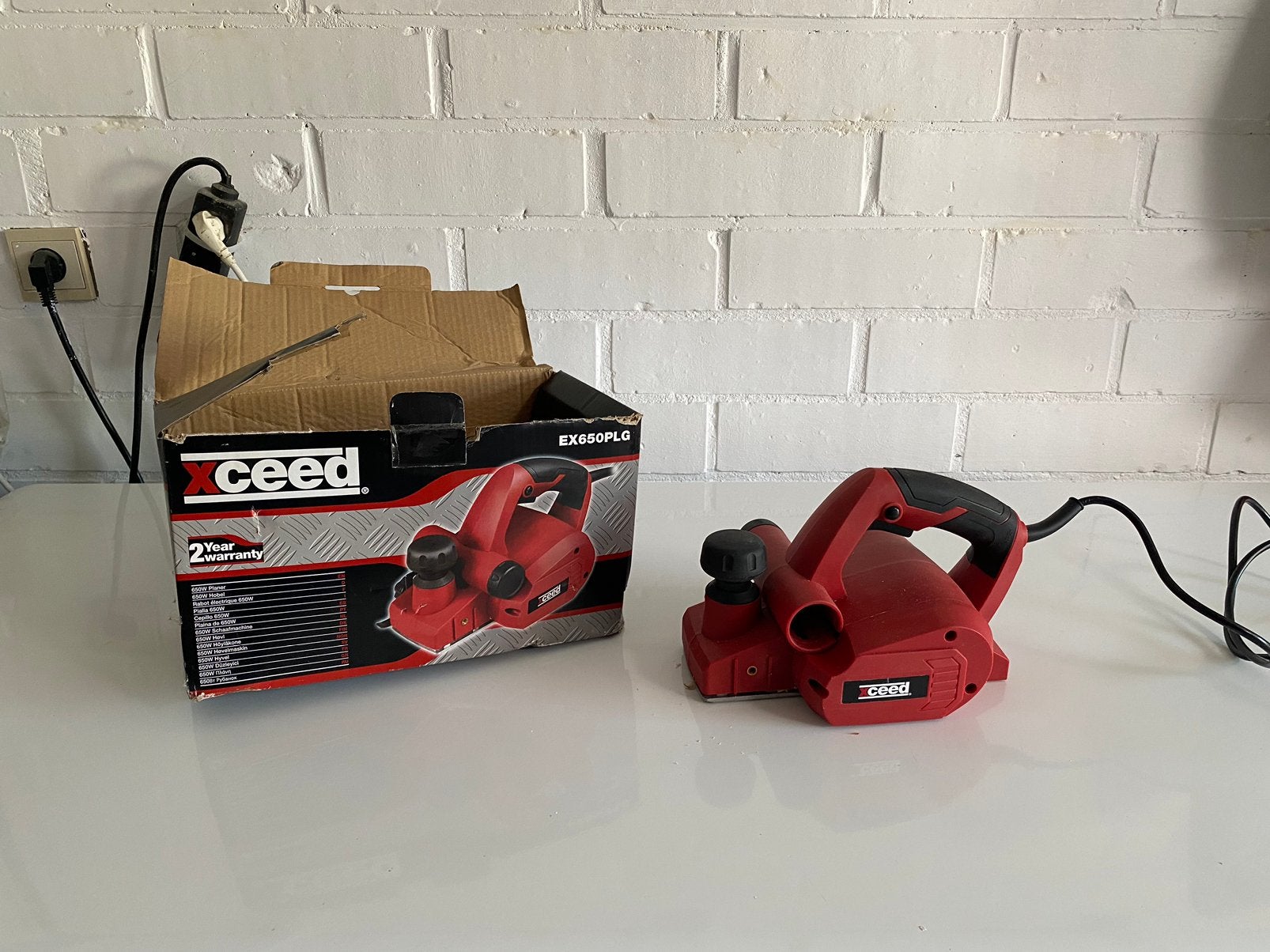 Schaaf machine weg wegens eenmalig gebruik, Doe-het-zelf en Bouw, Ophalen, Zo goed als nieuw