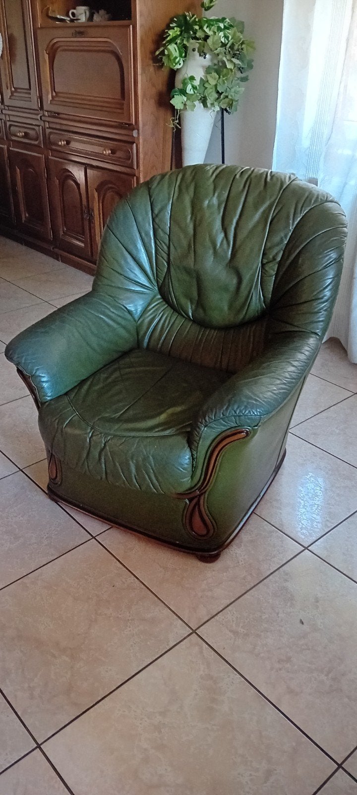 Fauteuil 1 place LIVRAISON GRATUITE, Enlèvement, Cuir