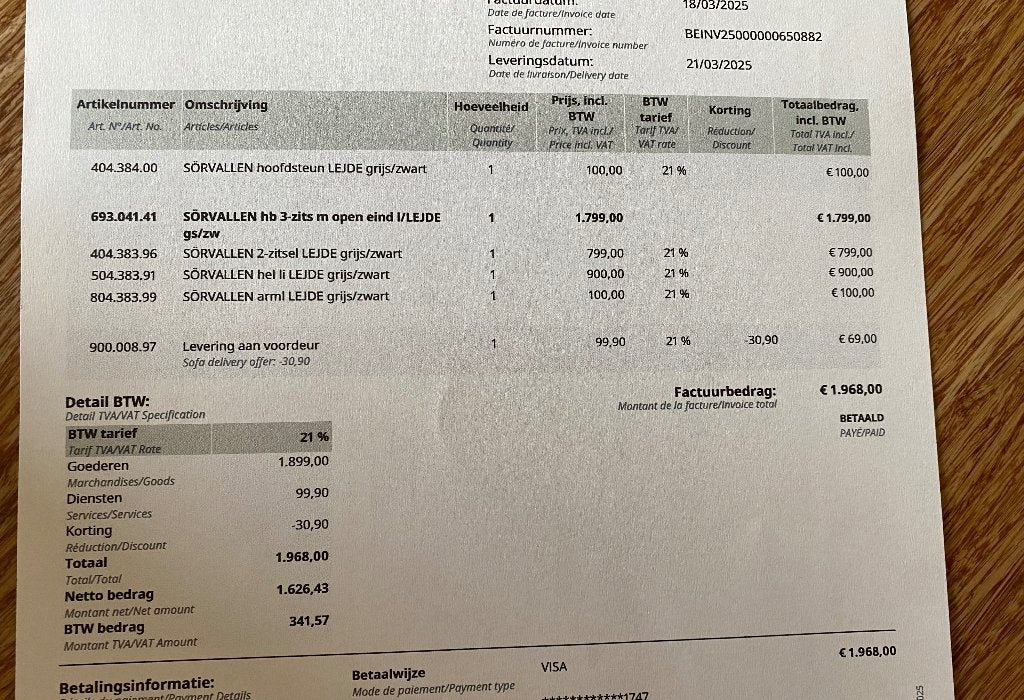 IKEA, sorvallen, hoekzetel, Huis en Inrichting, Ophalen, 250 tot 300 cm, 100 tot 125 cm, Hoekbank