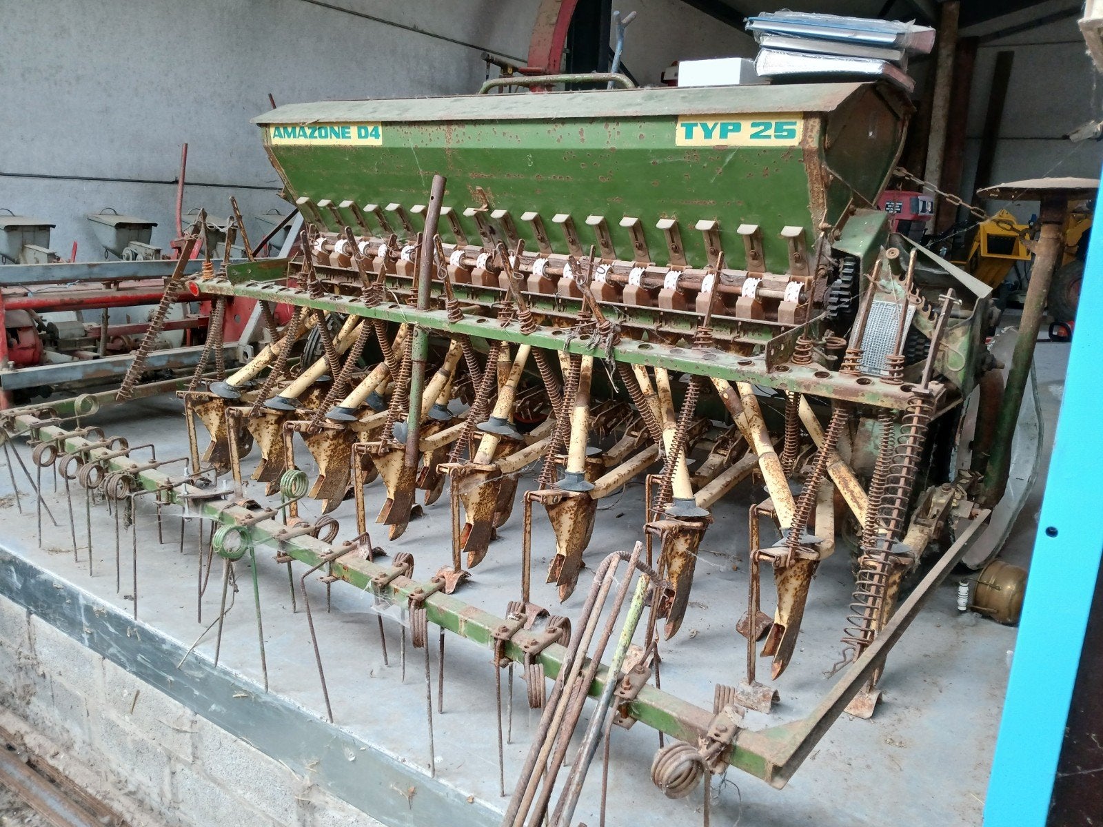 Zaaimachine amazone 2,5m, Ophalen