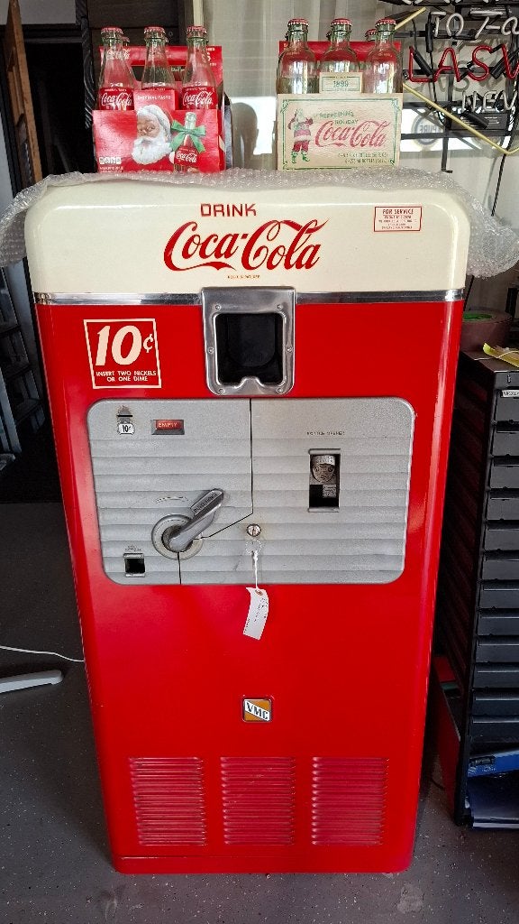 Coca-Cola machine, Ophalen, Zo goed als nieuw