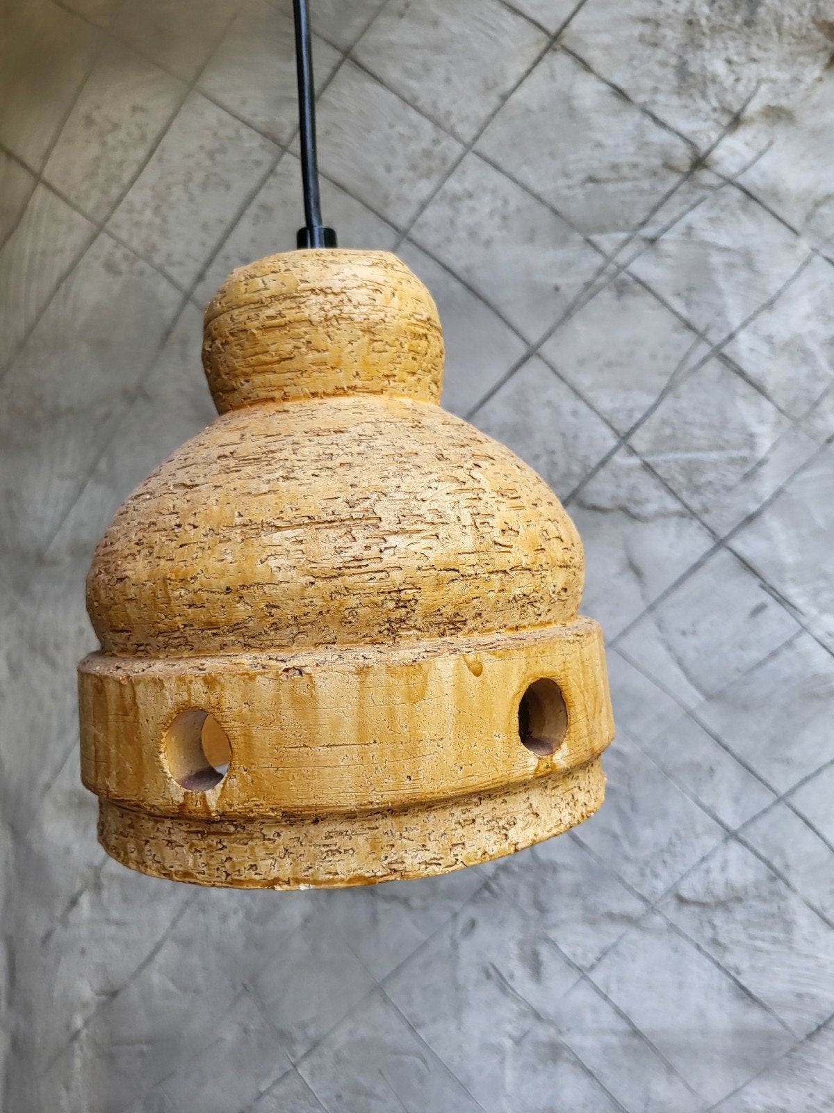 hanglamp jaren 70, Ophalen