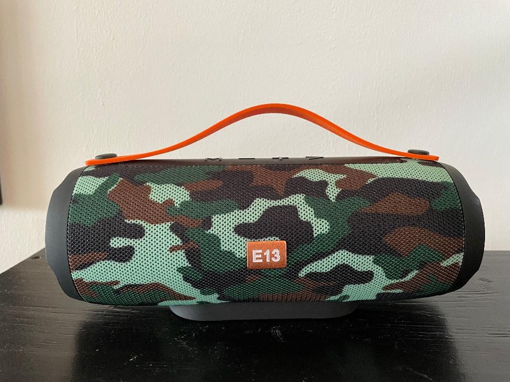 Portable Wireless Bluetooth E13 Speaker, Ophalen, Zo goed als nieuw, Minder dan 60 watt, Subwoofer