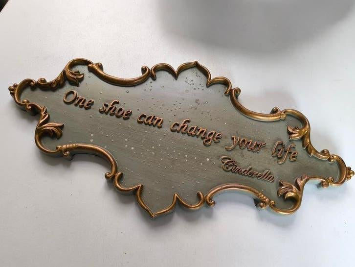 'One shoe can chance your life', Disney Cinderella, Ophalen of Verzenden