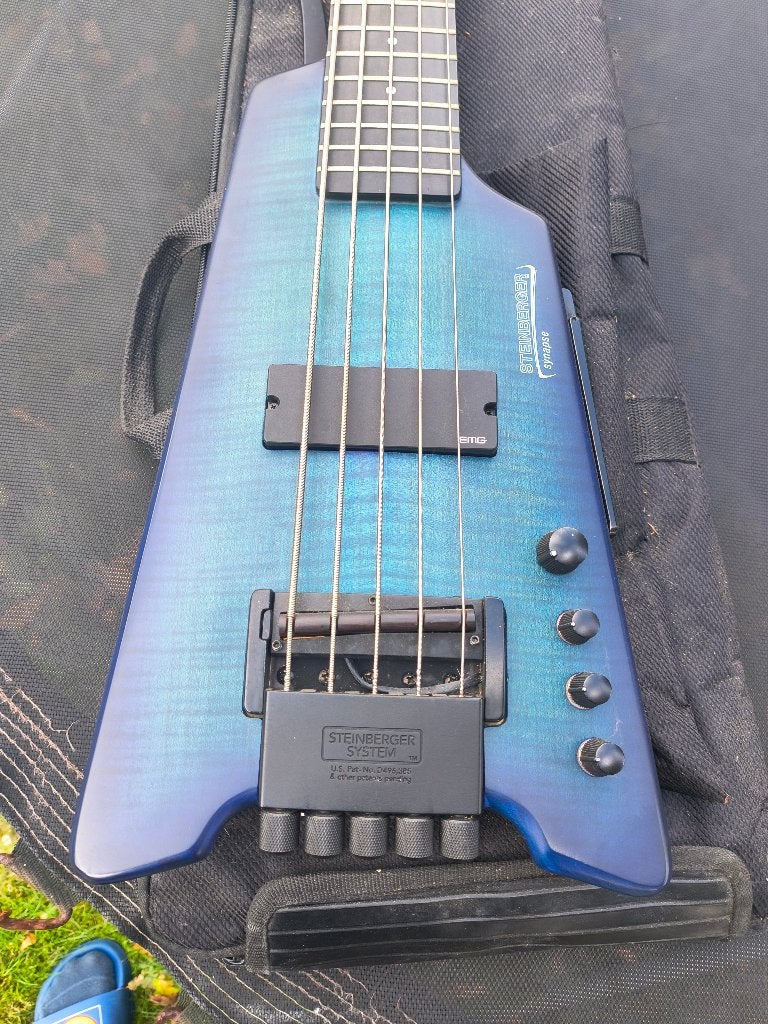 Steinberger Synapse XS-15FPA Custom HEADLESS 5-string bass, Muziek en Instrumenten, Ophalen, Gebruikt, Elektrisch, 5-snarig