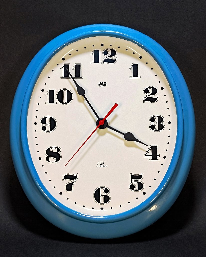 JAZ Quartz Paris vintage wandklok — Le Bon Temps, Ophalen of Verzenden