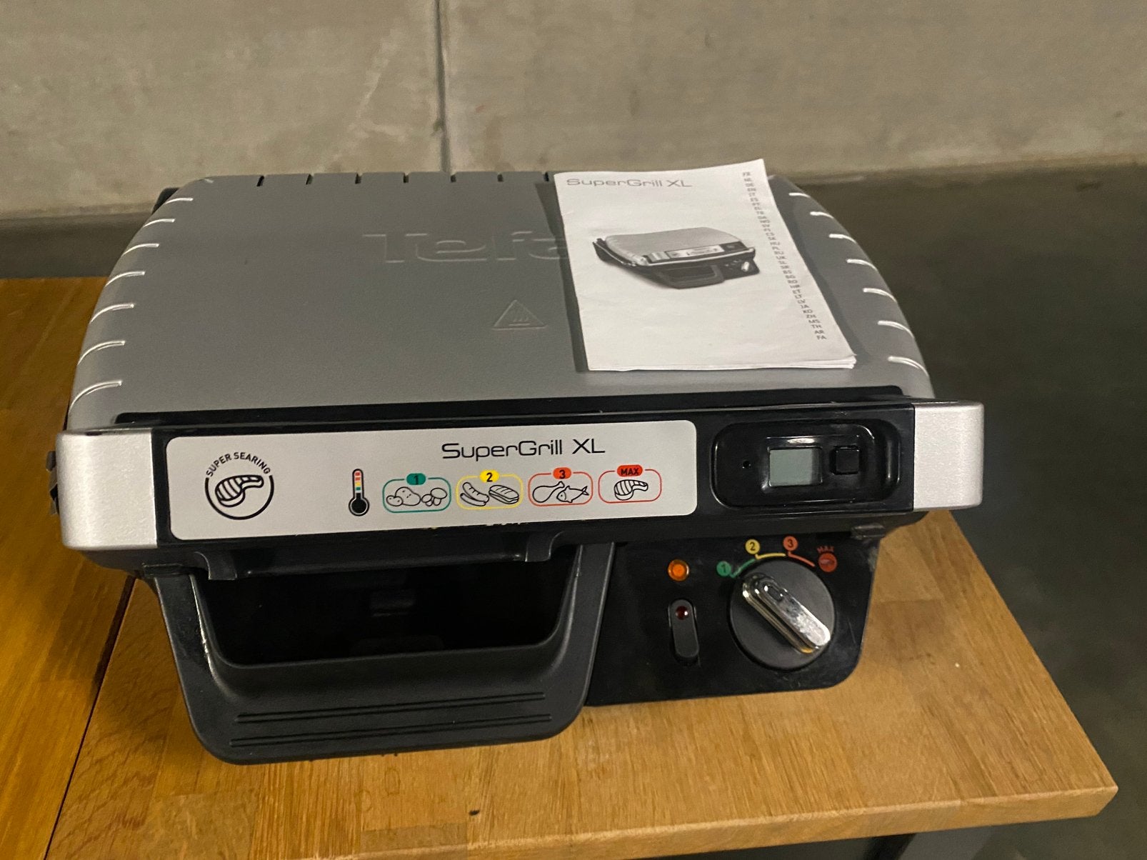 Tefal Supergril XL, Ophalen, Uitneembare platen, Gebruikt